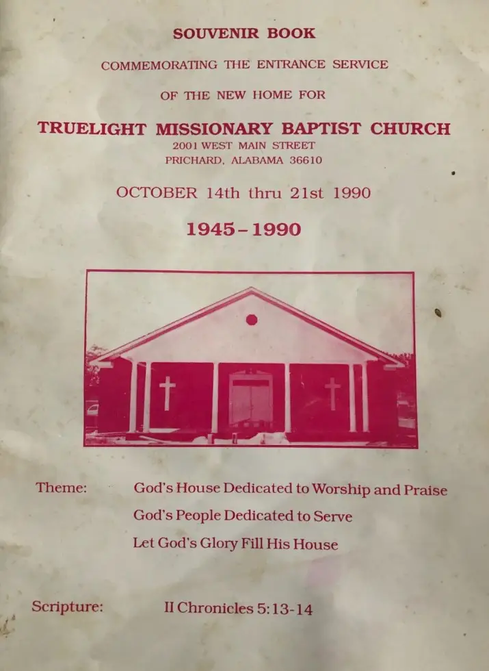 Church History 1990 Entrance Service Souvenir Book Cover