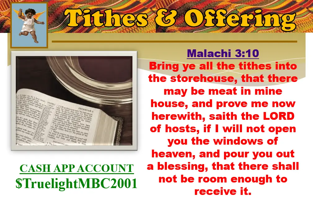 Tithes and Offering